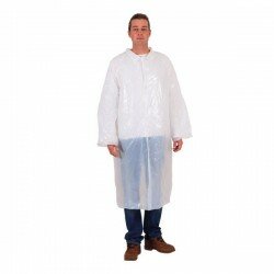 Blouse imperméable jetable sans poche